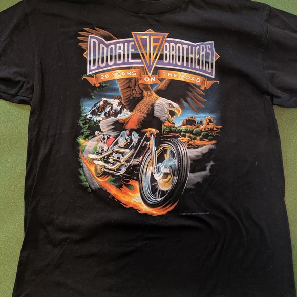 Vintage Doobie Brothers Tour Tee Black XL - Picture 6 of 6